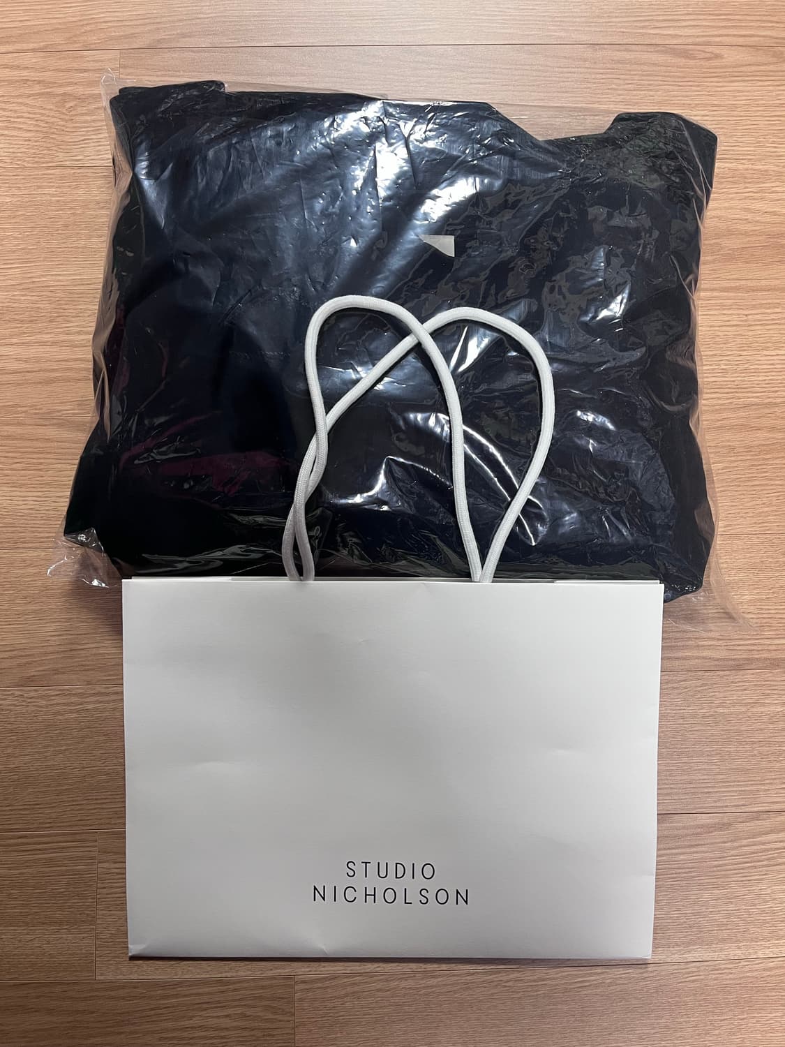 스튜디오니콜슨 오버사이즈 맨투맨 블랙 XL 상품이미지5