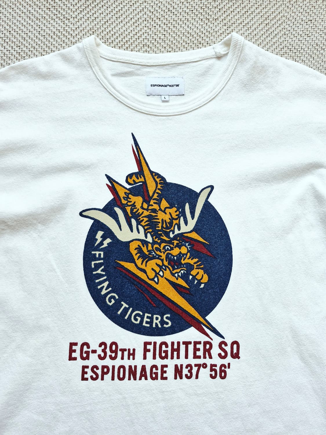 에스피오나지 플라잉 타이거 헤비웨이트 티 상품이미지3