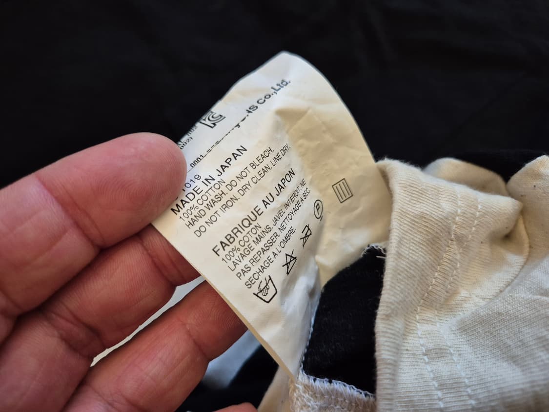15ss GANRYU 꼼데가르송 패치워크 티셔츠 상품이미지8