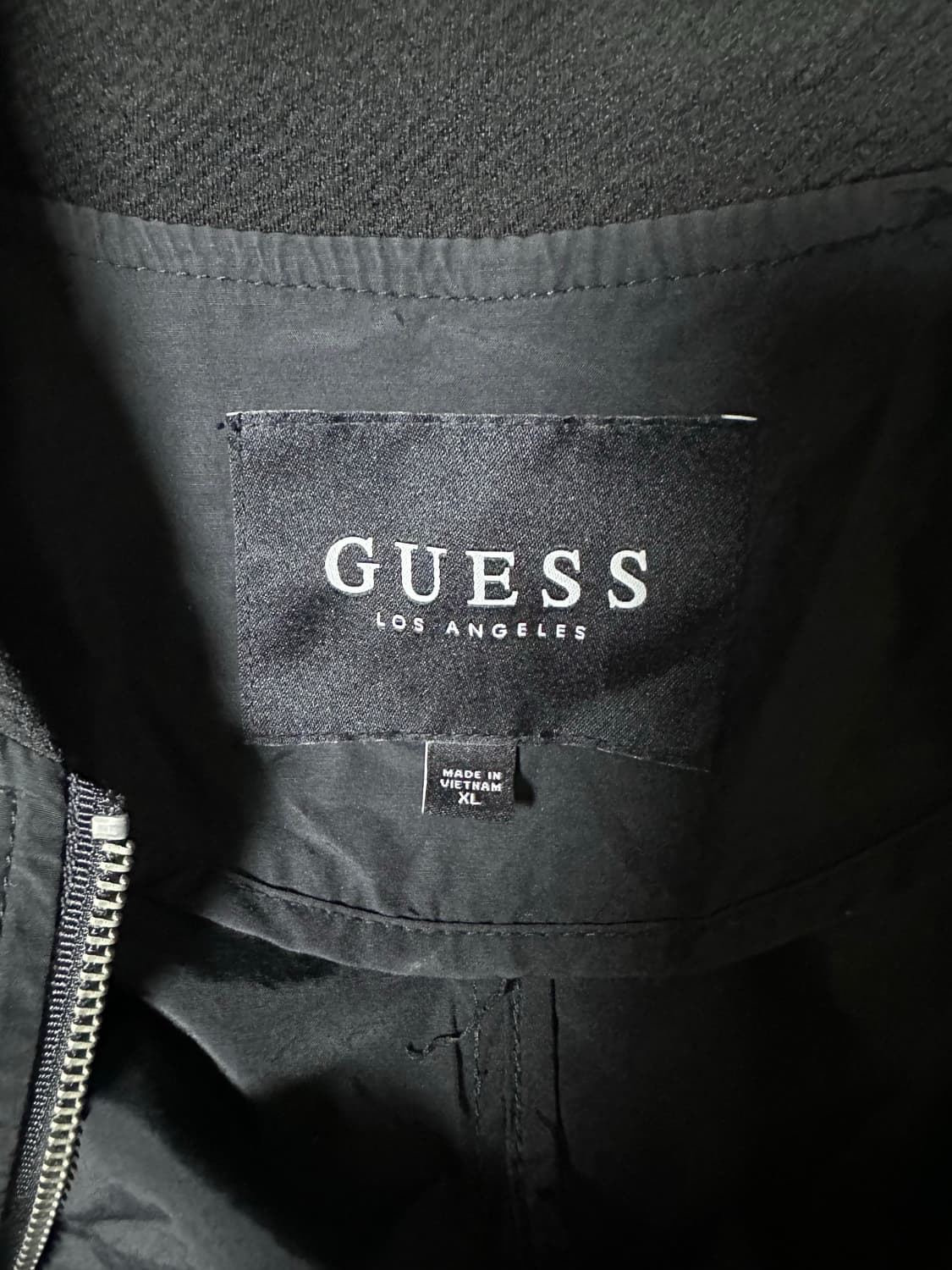 게스 블랙 봄버 자켓 상품이미지4