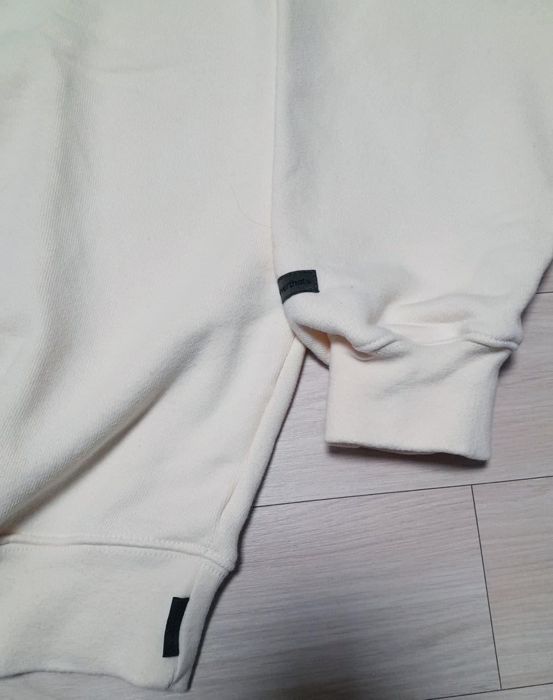 💥(새상품) 디스이즈네버댓 스웻셔츠 아이보리 (M)   상품이미지6