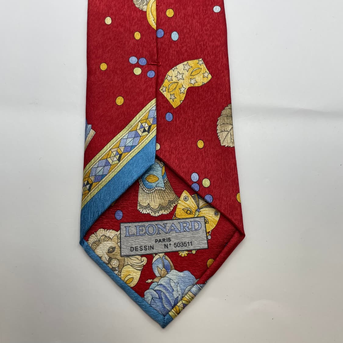 894) (LEONARD) 레오나드 패턴 넥타이 상품이미지4