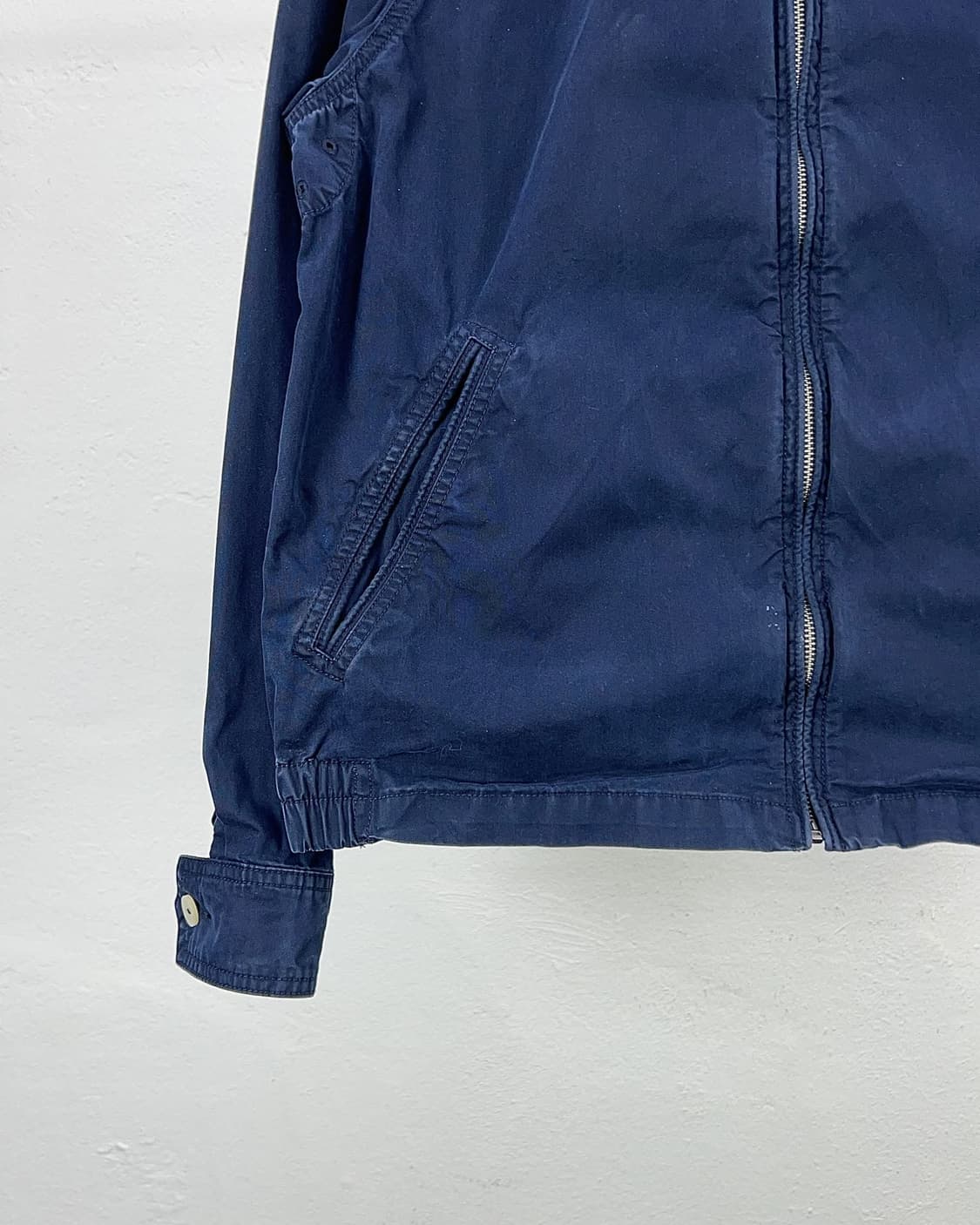 폴로 랄프로렌 네이비 코튼 쉘 후디 풀 집업 자켓 상품이미지4