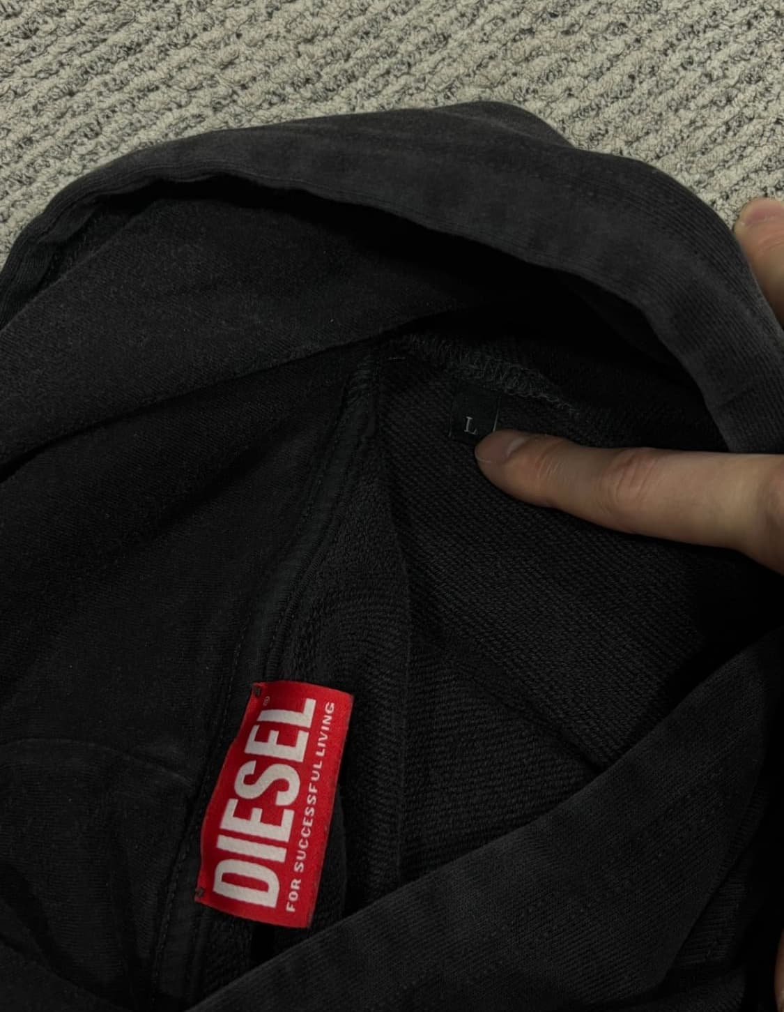 디젤 복스트 후드티 L 상품이미지5