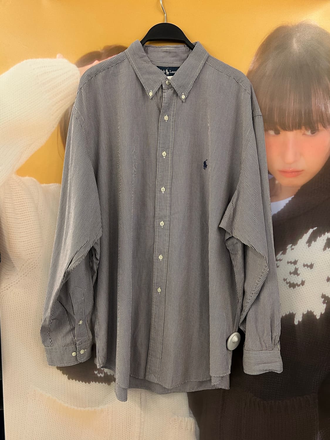 POLO 폴로 블랙체크긴팔셔츠 상품이미지1