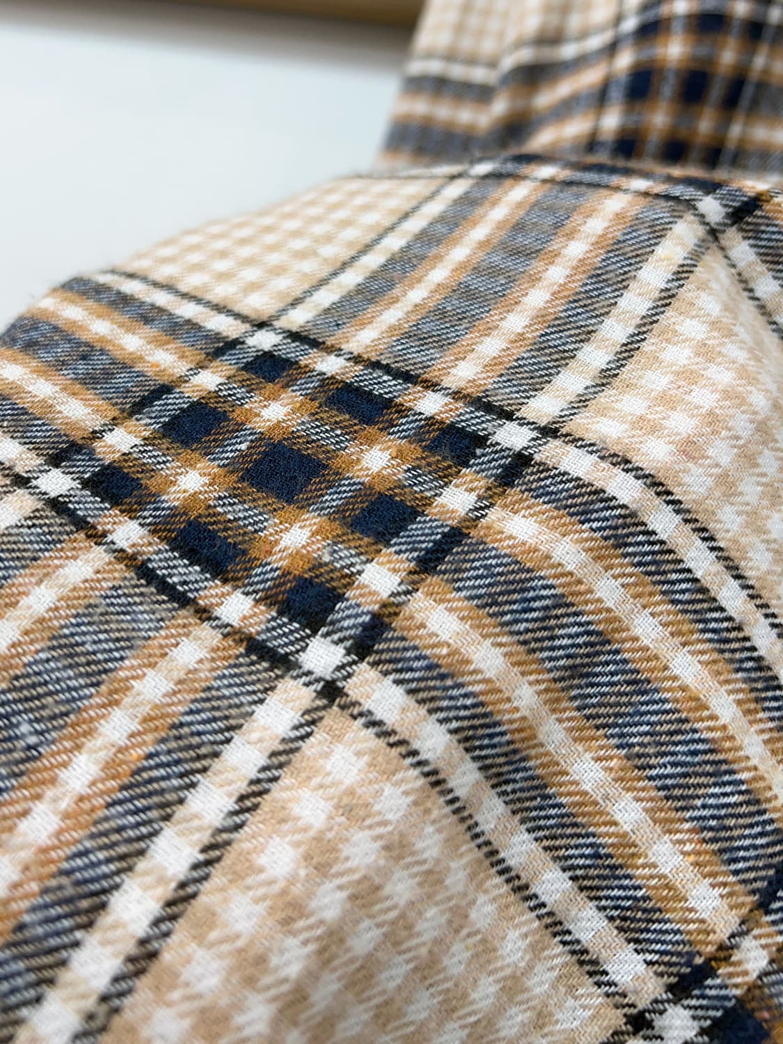 KUTIR   Loose-Fit Flannel Shirt 상품이미지7
