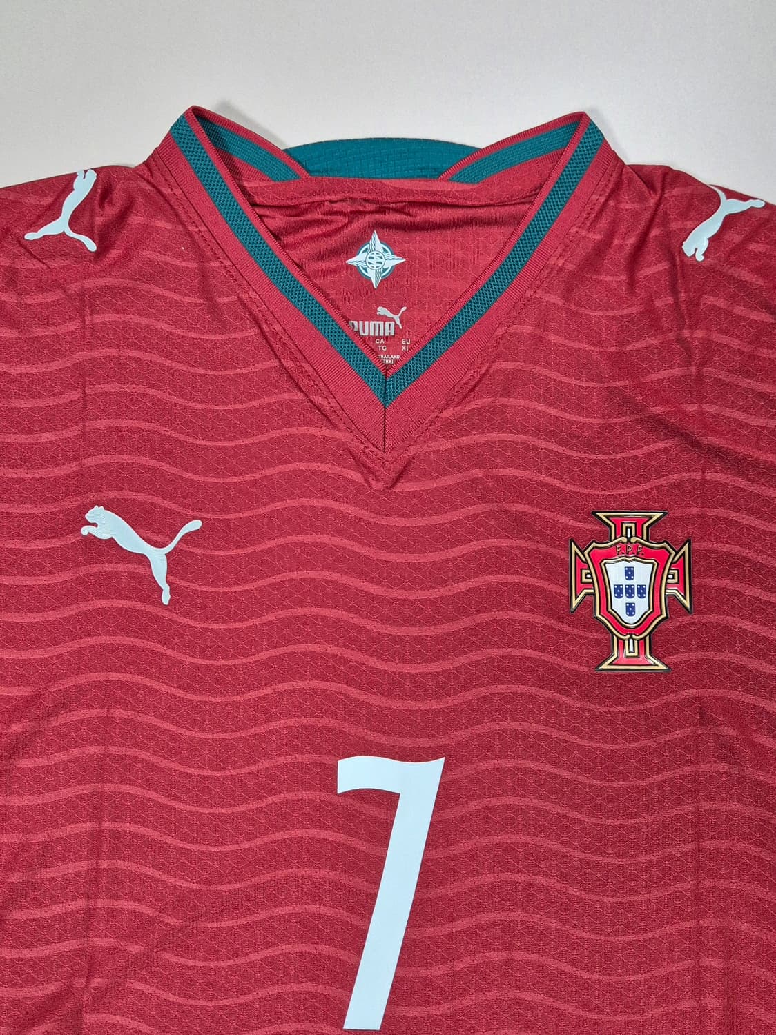 26-28 포르투갈 국대 호날두 반팔 유니폼 XL 상품이미지3