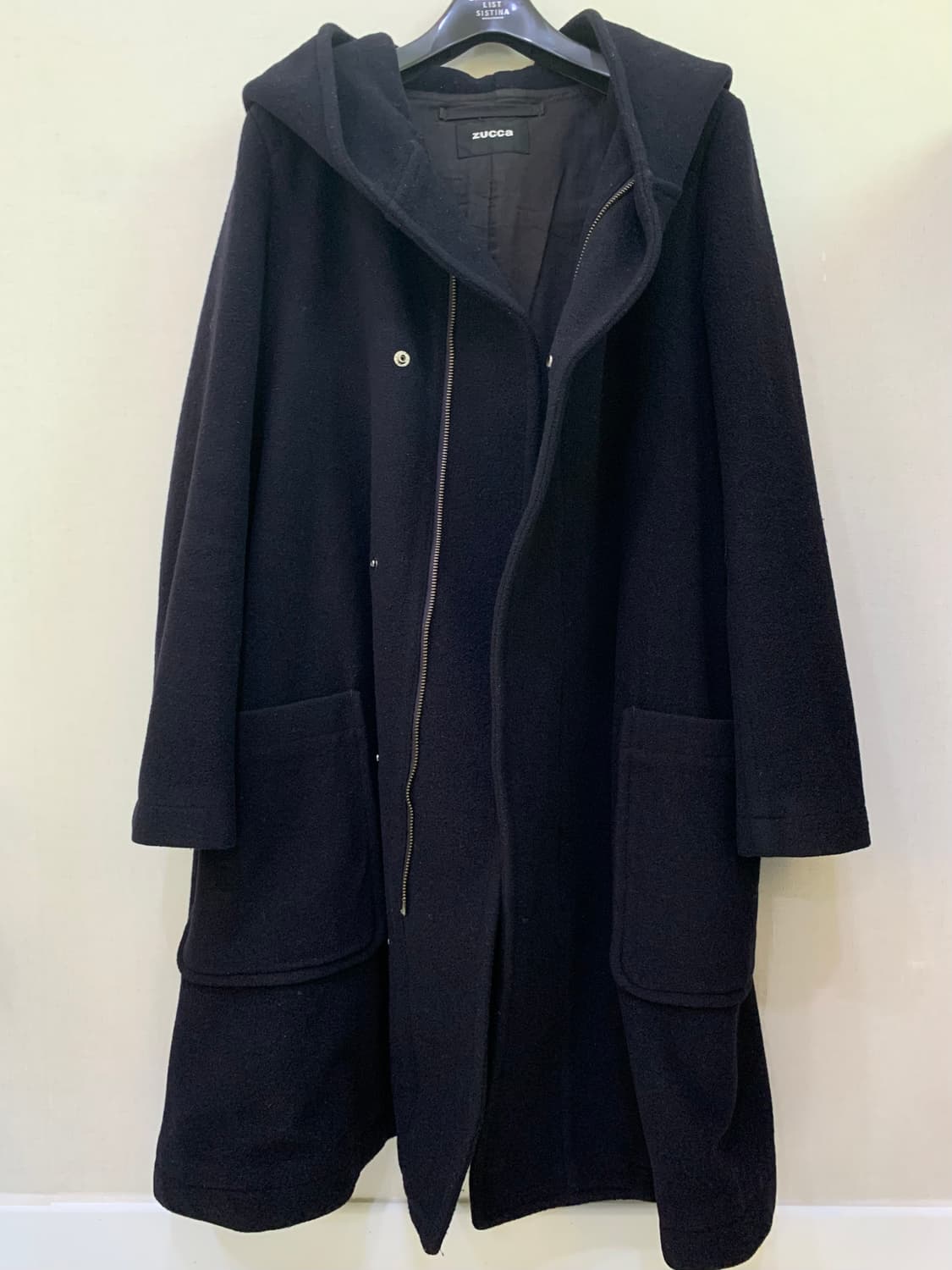 Zucca 울 후드 코트 상품이미지2