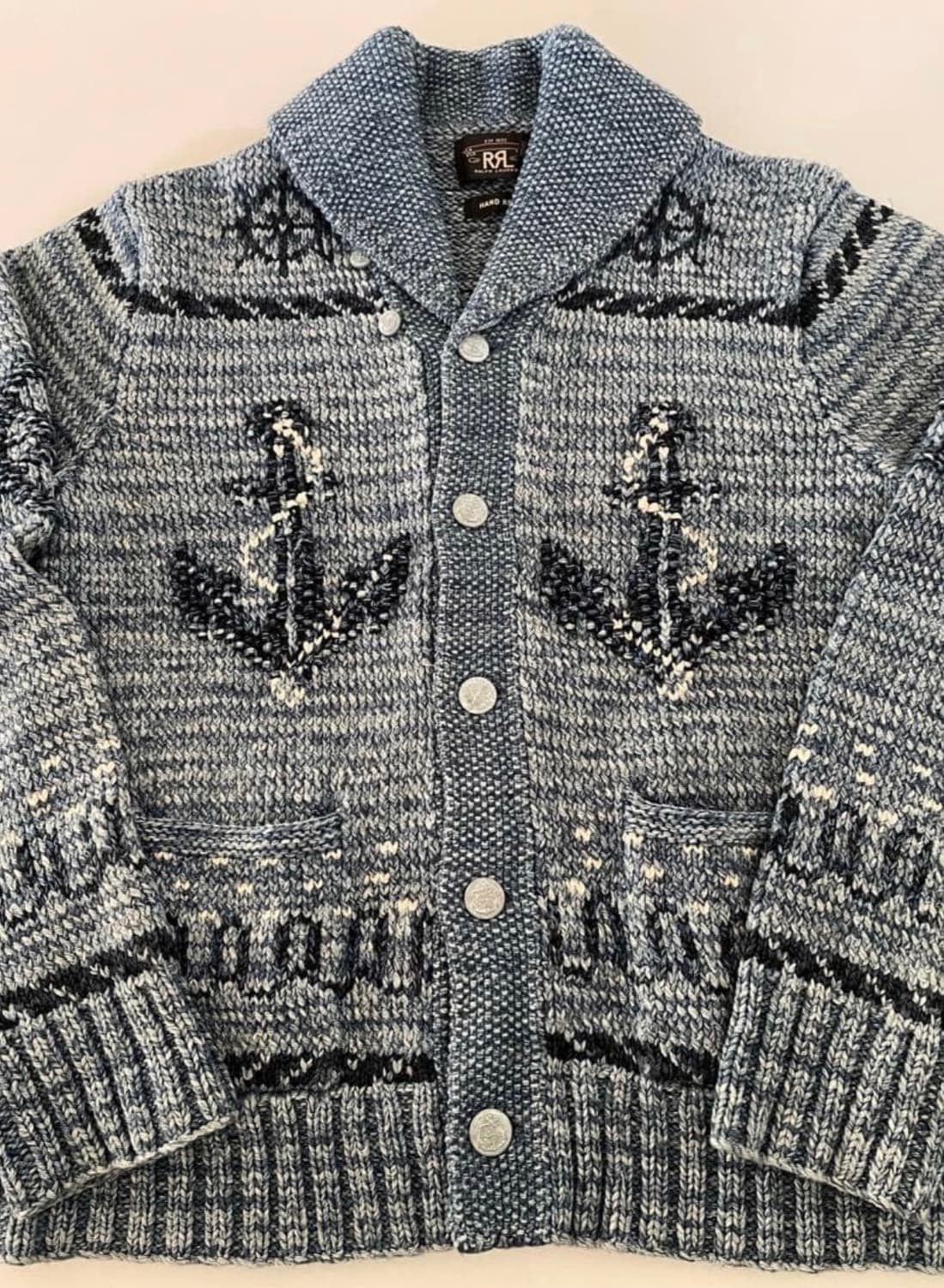 RRL 더블알엘 엥커 숄카라 가디건 상품이미지1