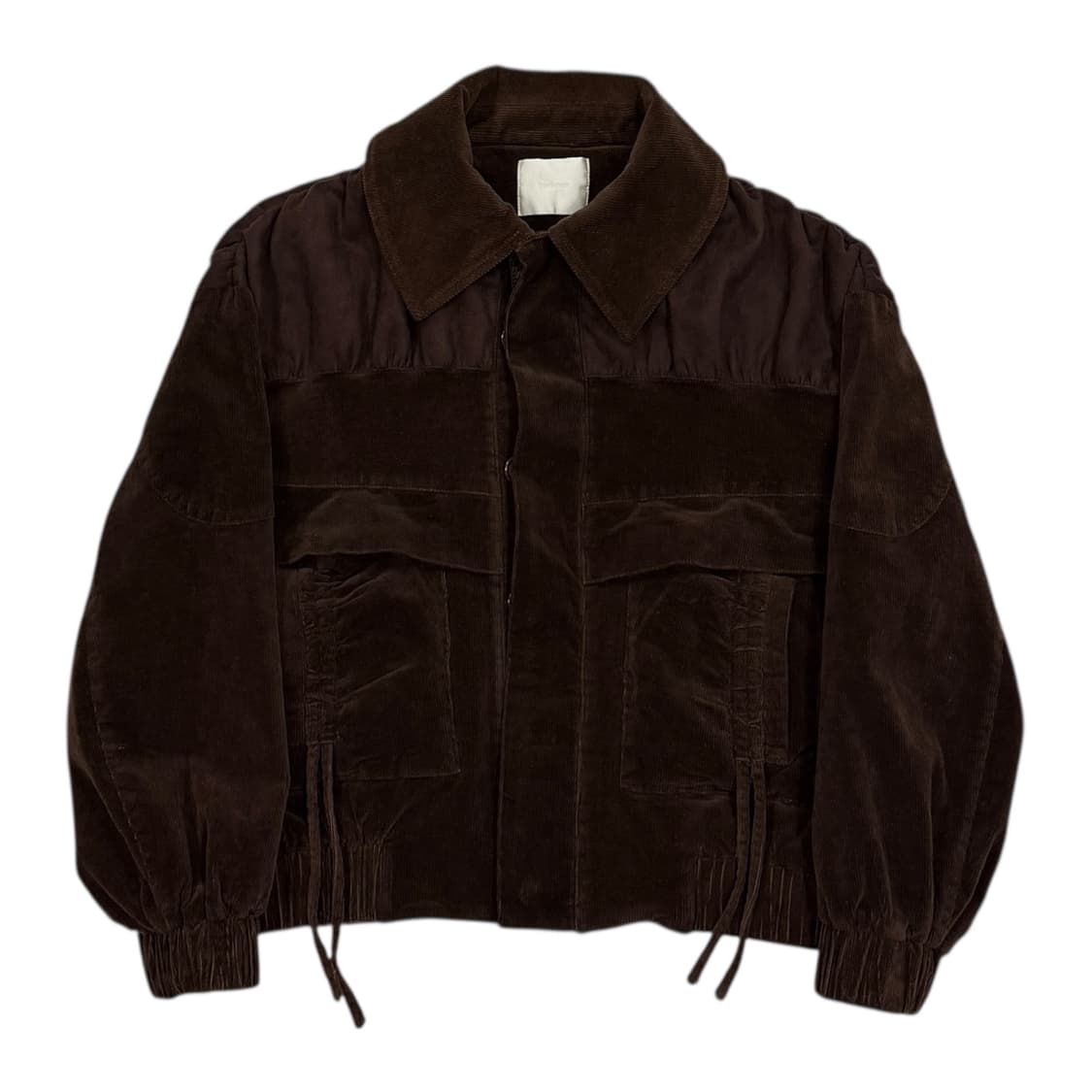 타입서비스 믹스드 셔링 점퍼 자켓 브라운 상품이미지1