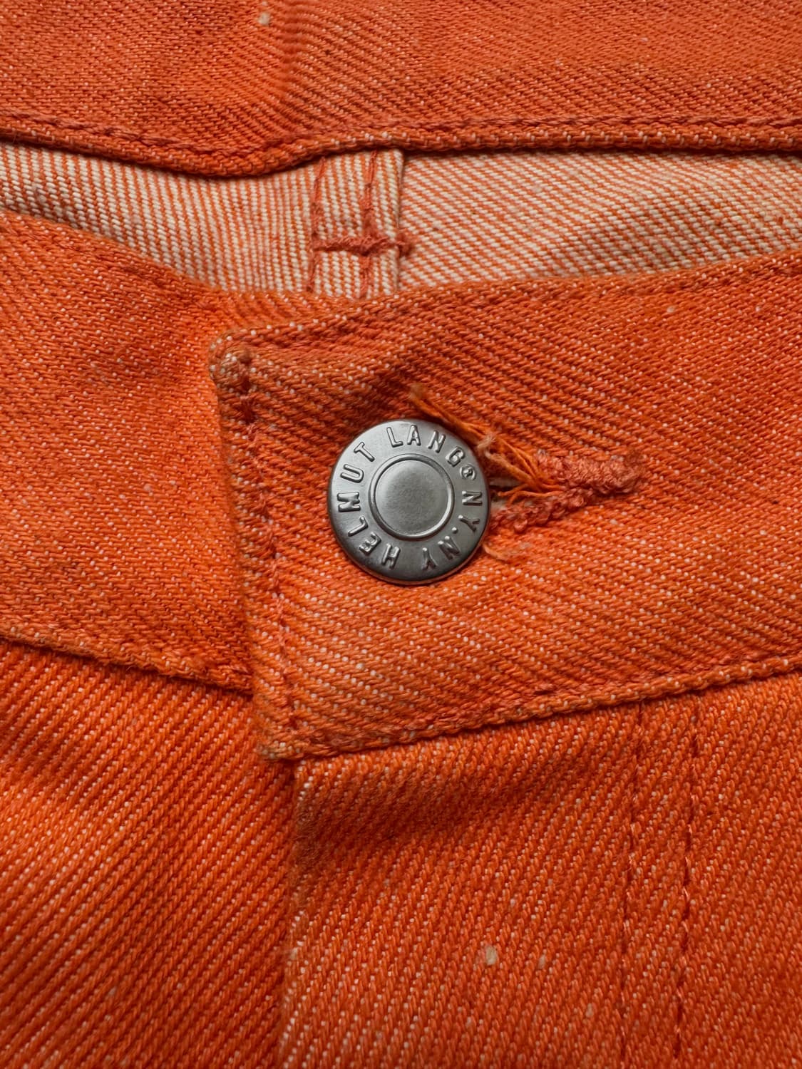 Helmut Lang Safety Orange Raw Denim 상품이미지7