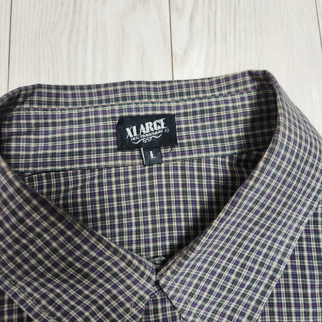 엑스라지 체크셔츠 상품이미지2