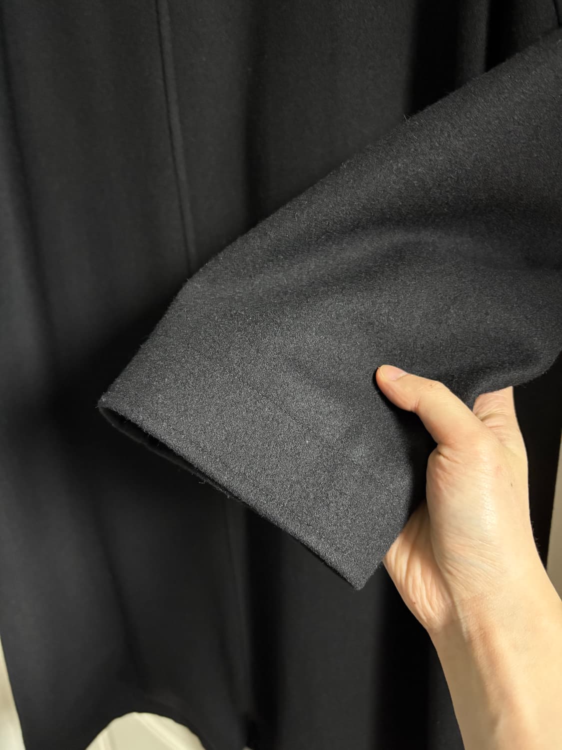 비슬로우 스탠다드 20FW 울 후디 코트 블랙 M 상품이미지8