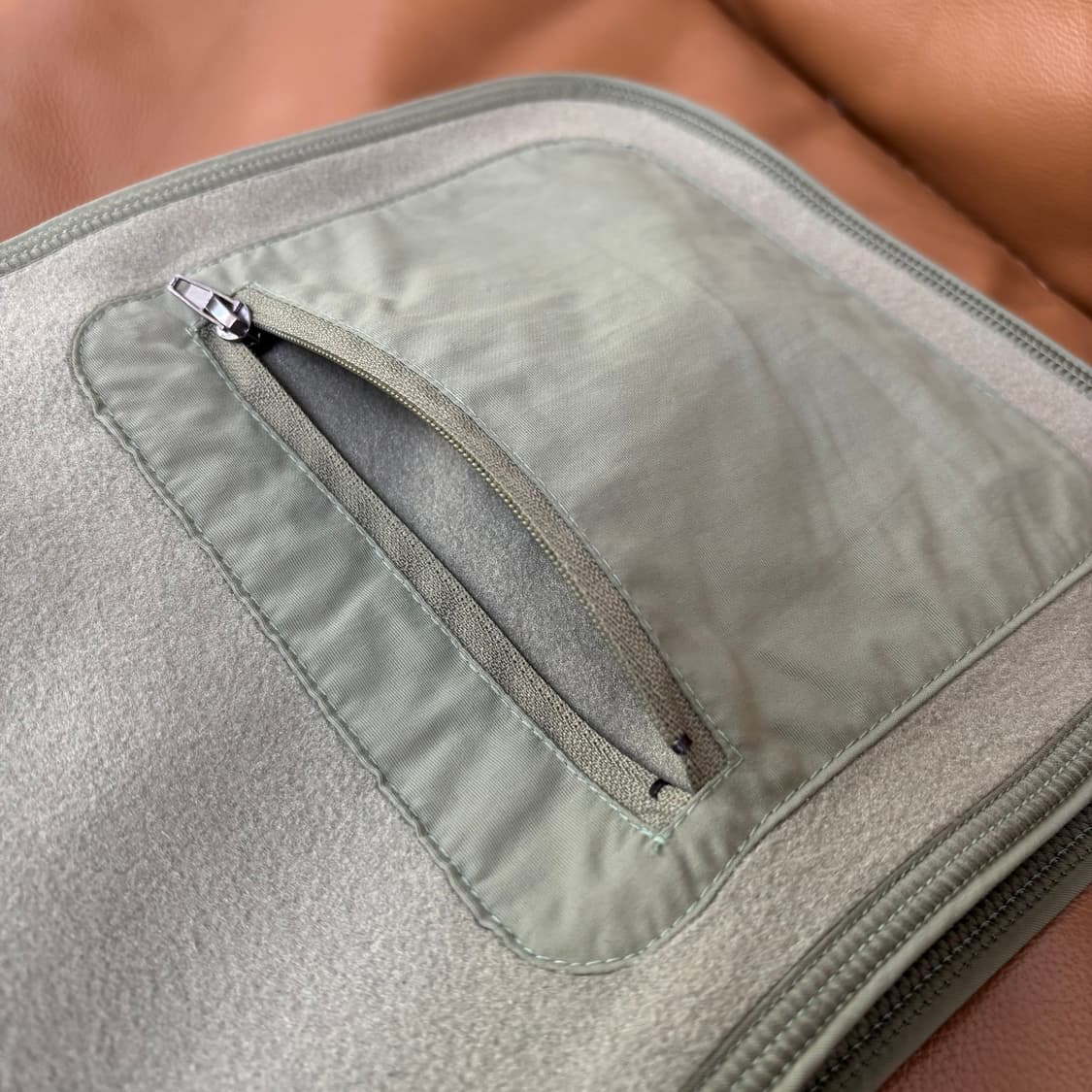 Supreme 슈프림 로고 카키 머플러 목도리 (Khaki) 상품이미지8