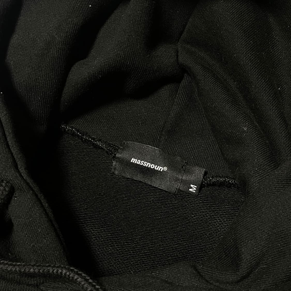 매스노운 시리얼킬러 블랙 후드티 상품이미지5