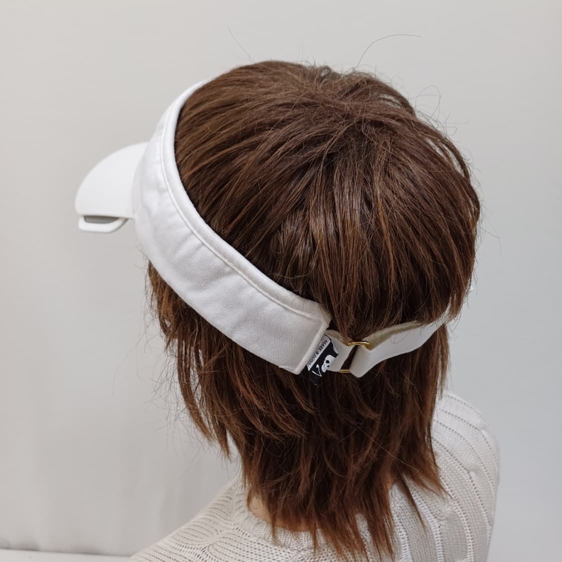 정품 마크앤로나 골프 썬캡 사이드 햇빛가리개 흰색 모자 사랑봉봉 상품이미지2