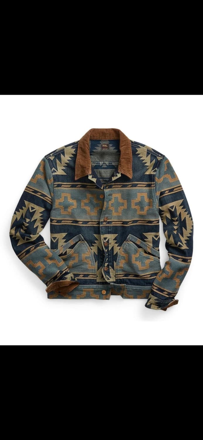 RRL 자카드 웨스턴 자켓 L 상품이미지1
