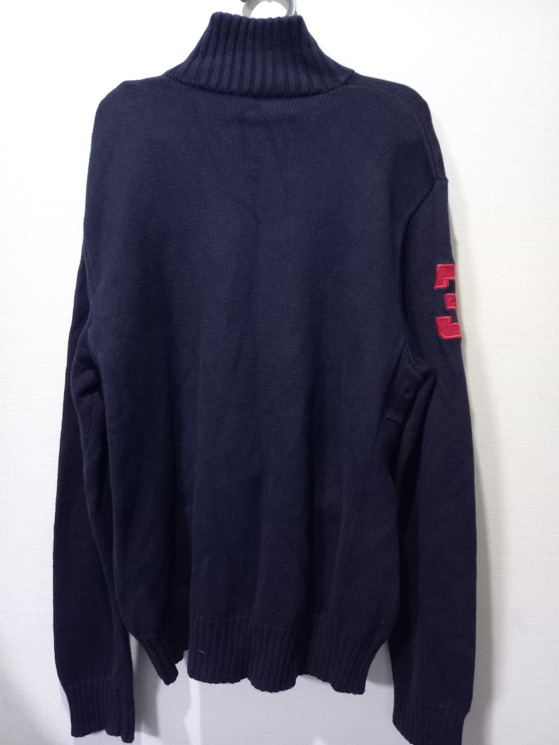 폴로 POLO  랄프로렌 네이비 니트 집업 110/XXL 상품이미지2