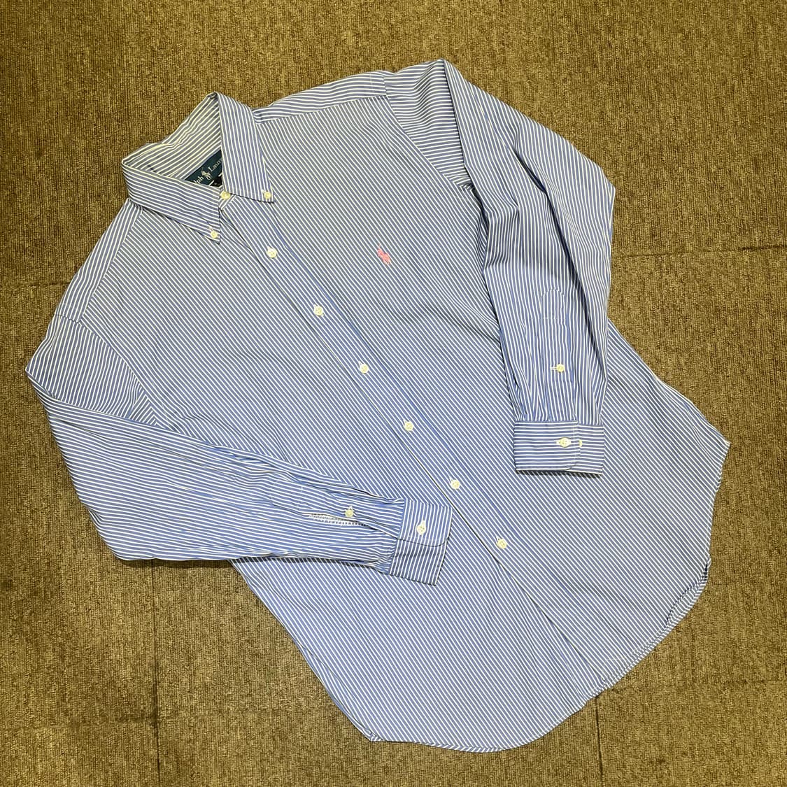(15 1/2) POLO 폴로 랄프로렌 스트라이프 셔츠 클래식 핏 상품이미지1