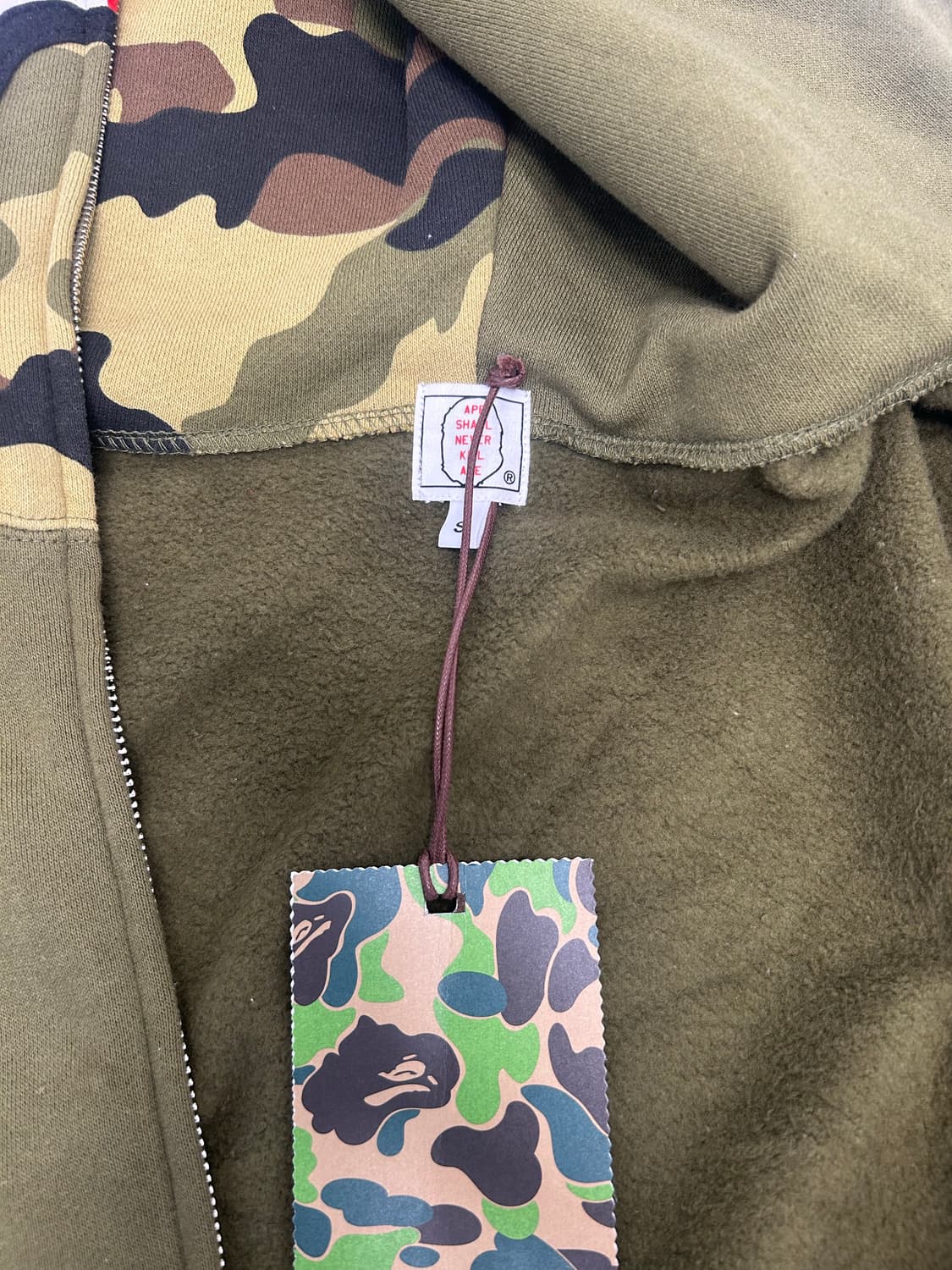 베이프 후드집업 s 상품이미지2