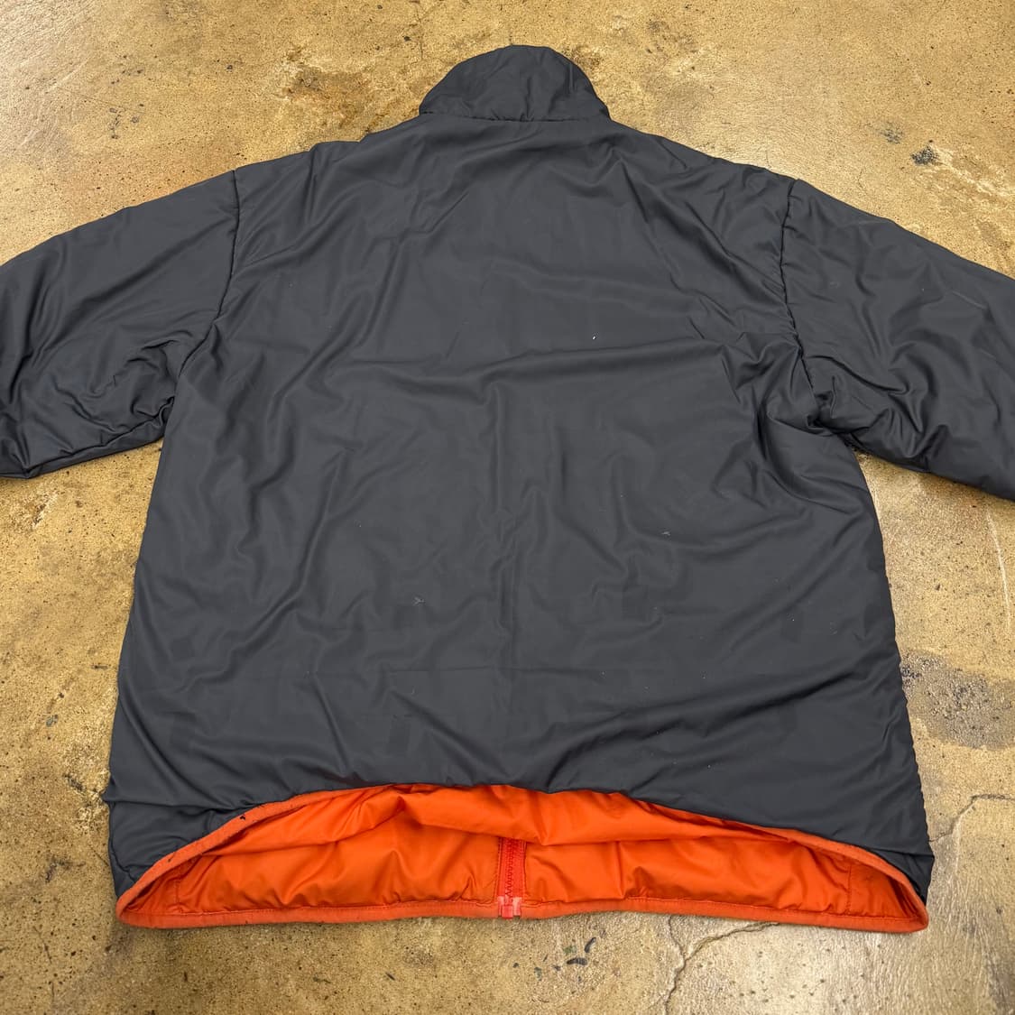 [정품/L] 마무트 오렌지 카키 양면 경량 패딩 자켓 b19 상품이미지6