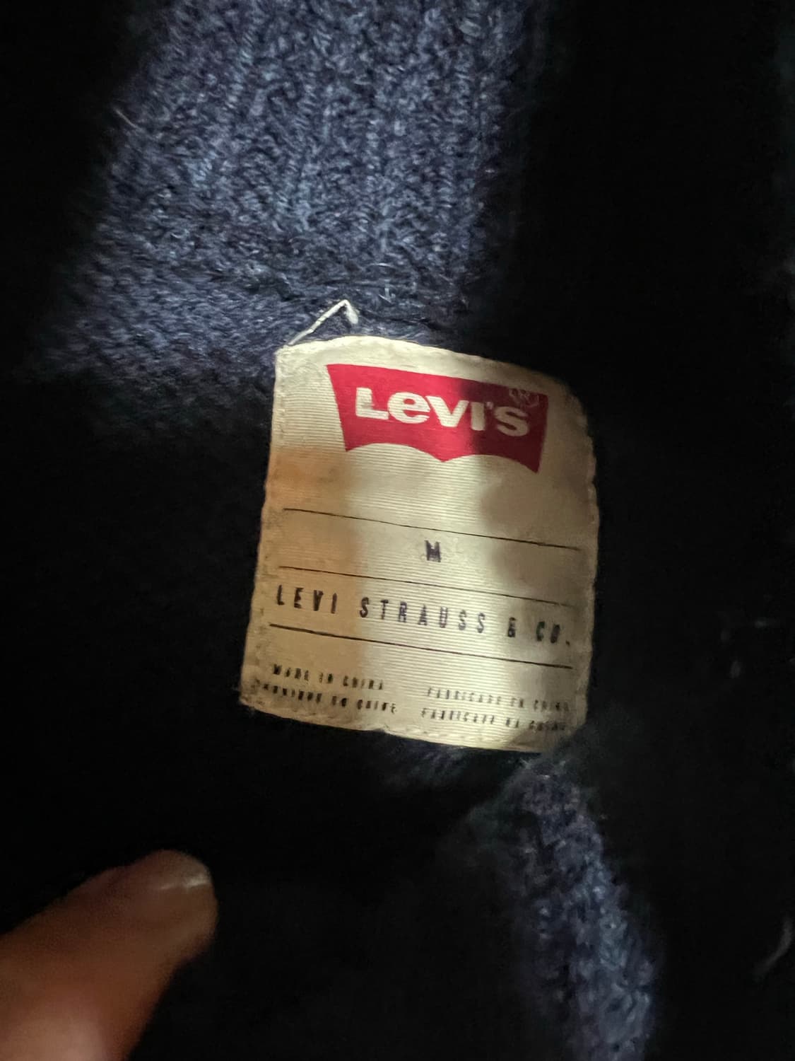 Levi’s 리바이스 숄카라 니트 상품이미지4