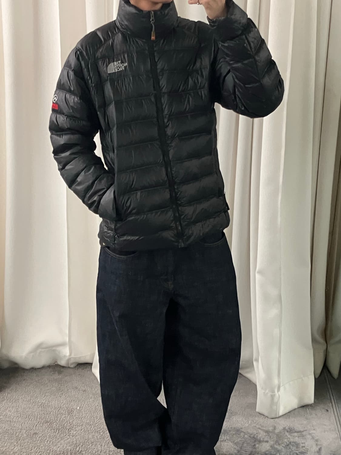 노스페이스 써밋 900 구스 다운 경량 패딩 L 상품이미지7