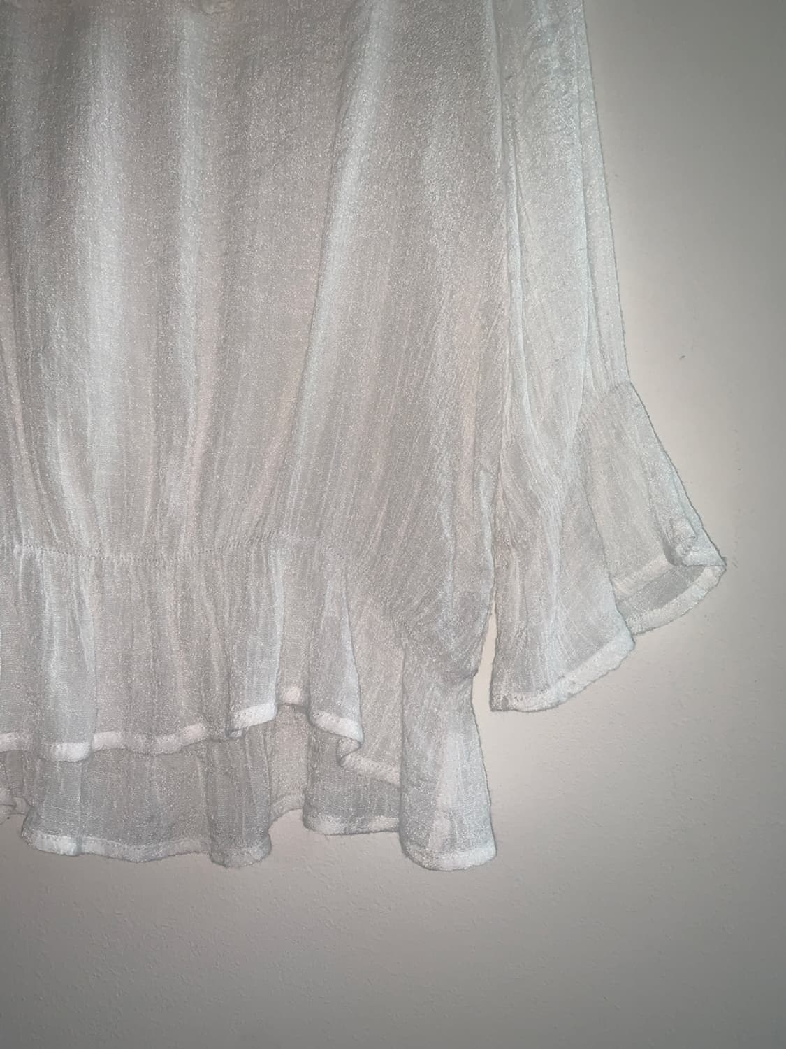 Leah lace ruffle blouse 상품이미지4