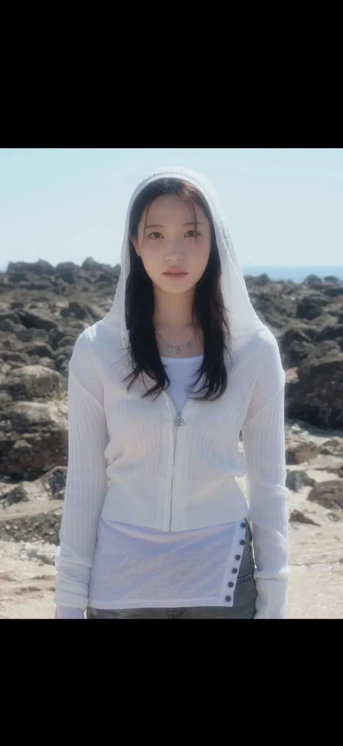 애즈온 썸머 니트 집업 가디건 상품이미지1