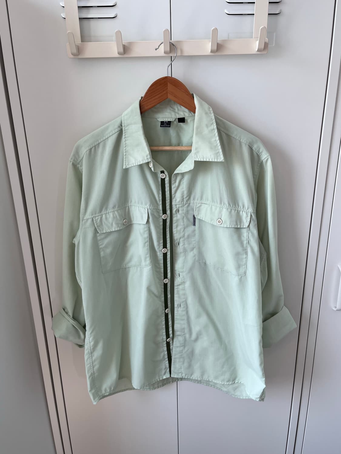 Montbell 몽벨 민트 오버핏 셔츠 남방 상품이미지6