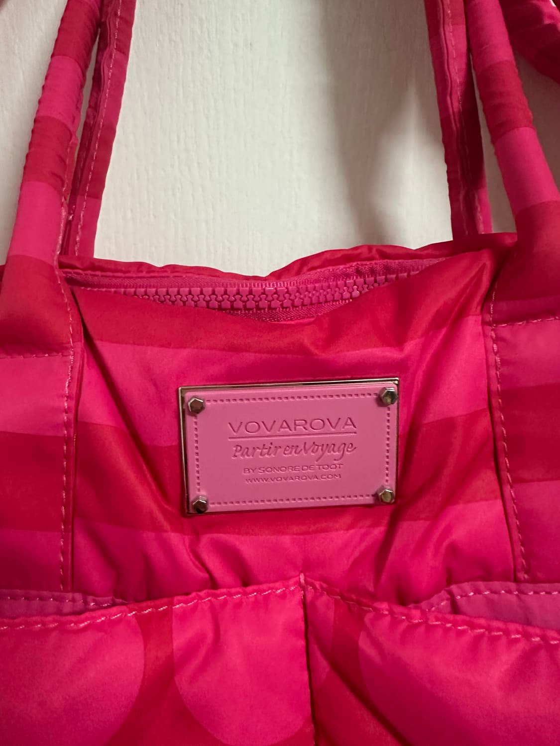 vovarova 핫핑크도트 숄더백 크로스백 상품이미지3