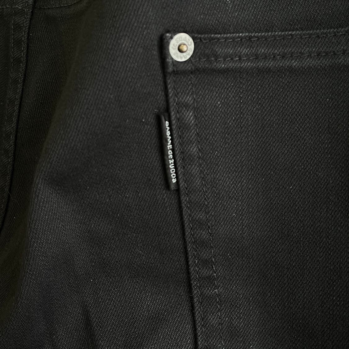 Cabane De Zucca Button Black Denim (L) 상품이미지5