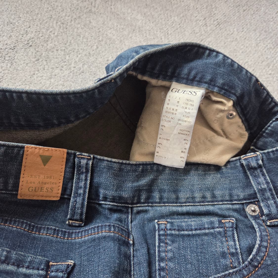 90s Guess 빈티지 데님 팬츠 30 상품이미지5