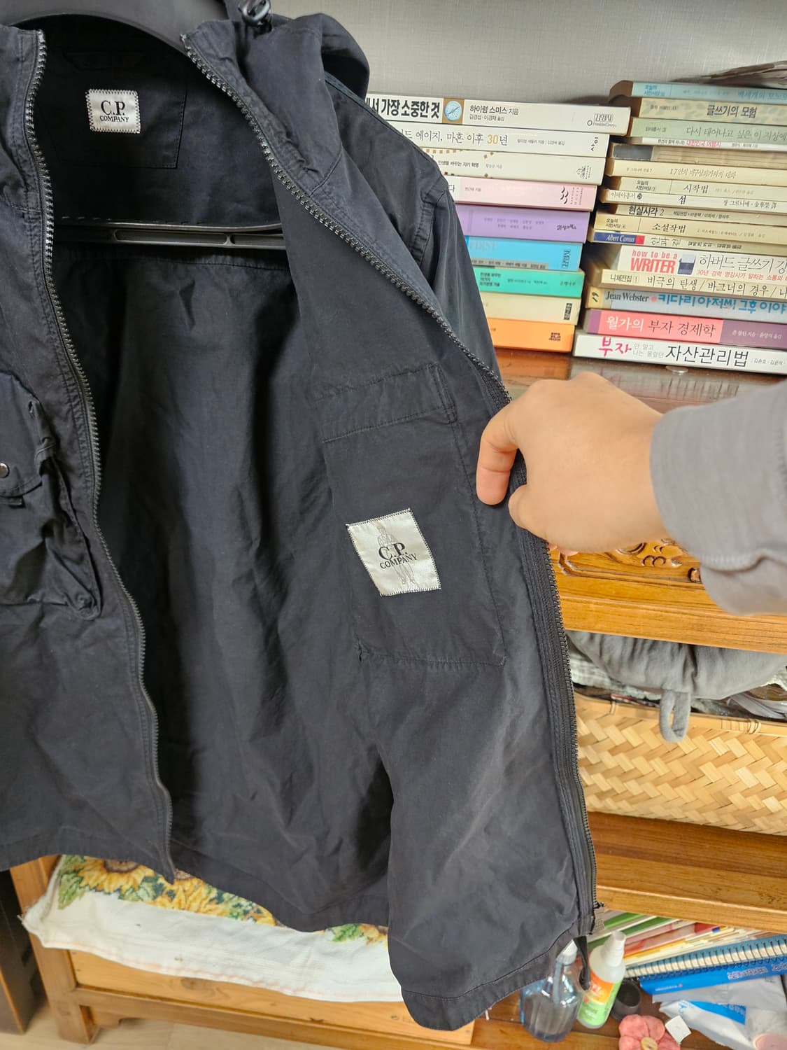 씨피컴퍼니 cp컴퍼니 후드 자켓 팔아요 95 100 가먼트다잉 상품이미지7