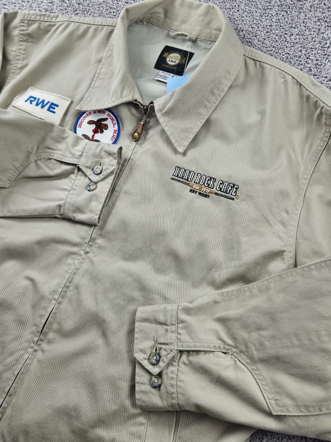 하드락카페 키 웨스트 코튼 블루종 자켓 ( L ) / 10792 상품이미지7