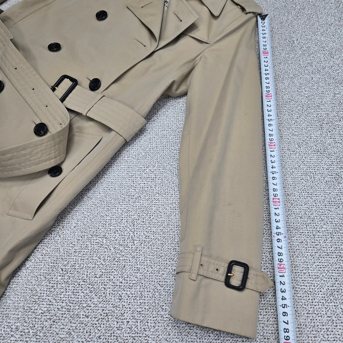 0941. 버버리켄싱턴 미드 링스 베이지 트렌치 코트170/80A 상품이미지7