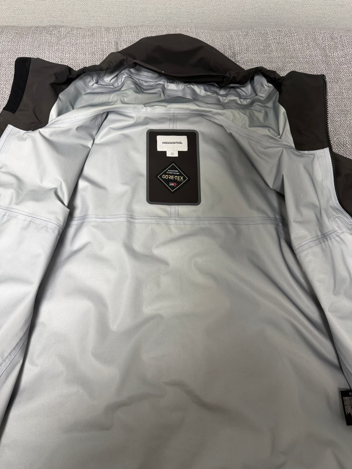 [L] 디스이즈네버댓 고어텍스 3L 자켓 블랙 상품이미지3