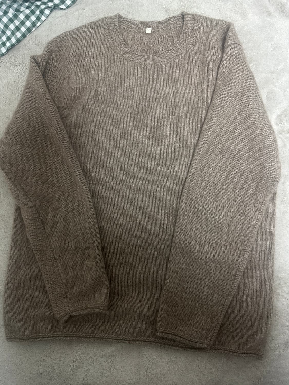 무인양품 LABO 캐시미어 니트 모카브라운 L 상품이미지2