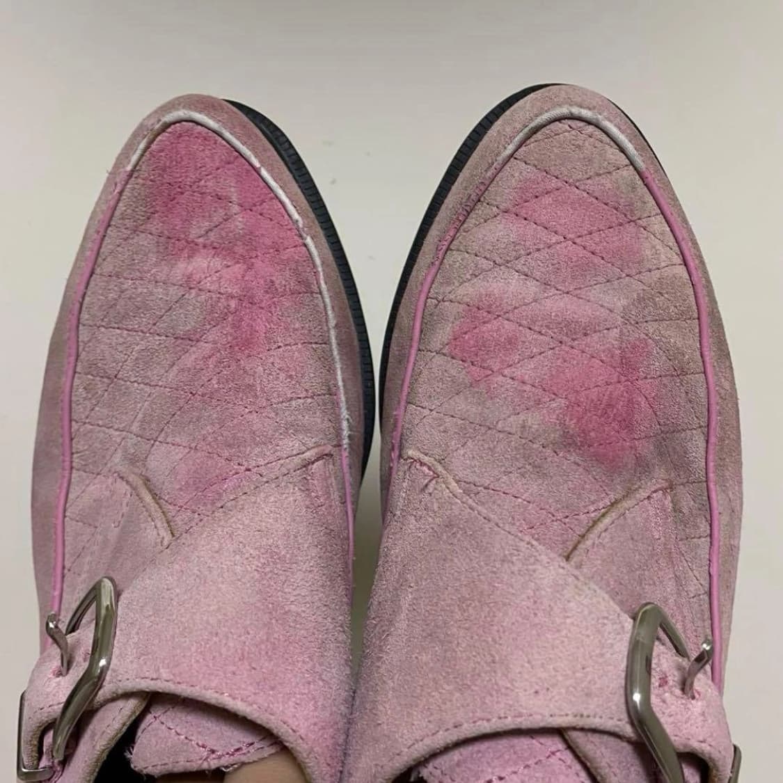 17SS 닥터마틴 x 슈프림 루드센 클리퍼 핑크 스웨이드 260 상품이미지3