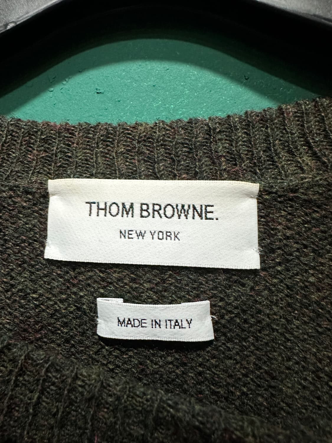 톰브라운 4바 셰틀랜드 울 다크그린 5사이즈 상품이미지6