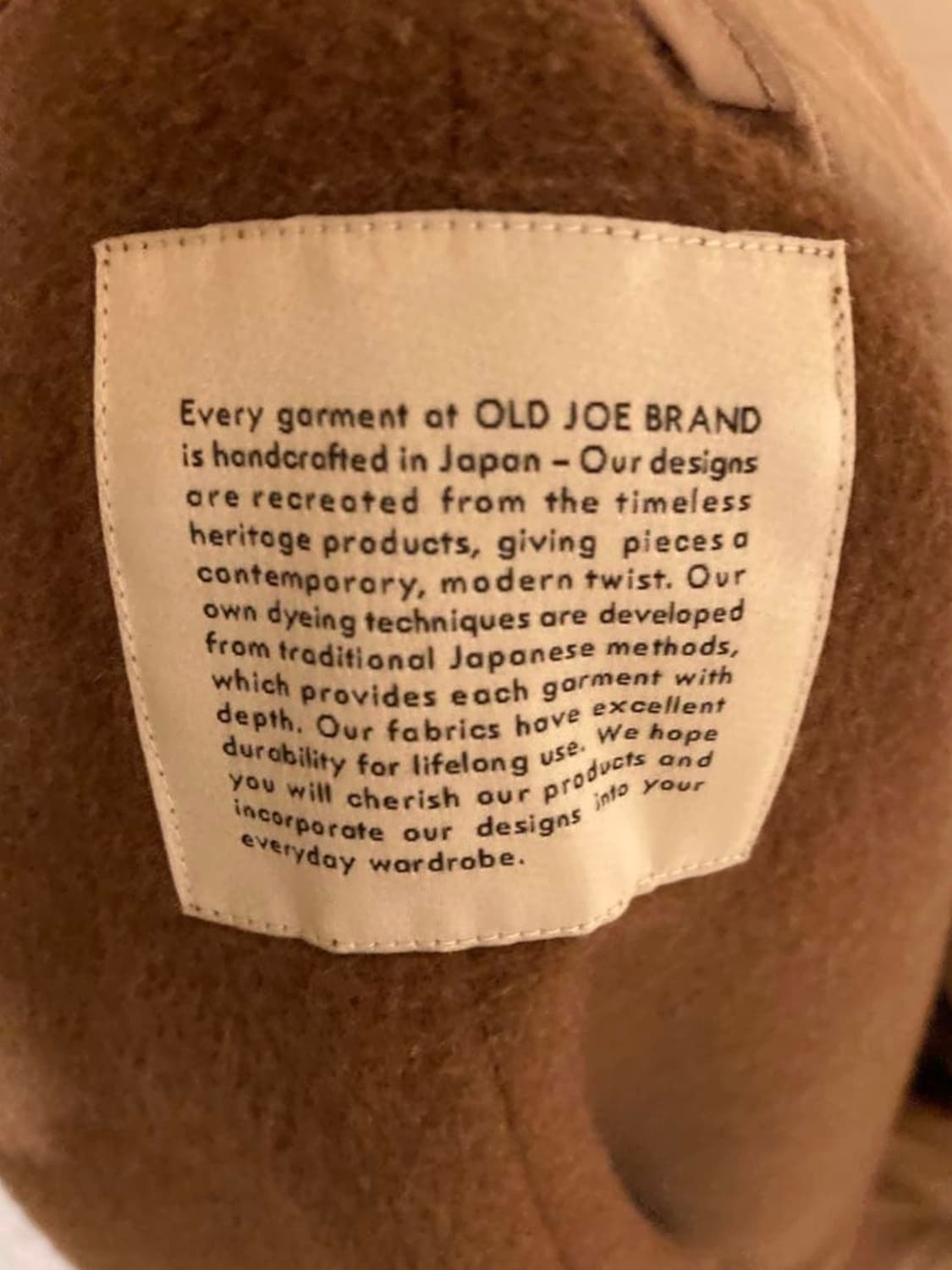 올드조 강축 나일론 피코트 샌드카키 상품이미지9