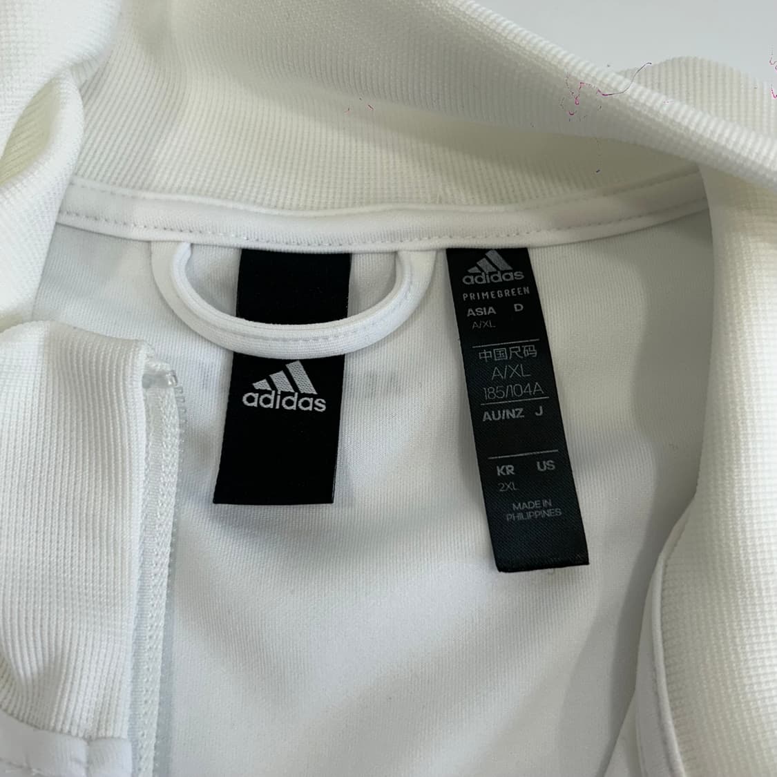 Adidas 아디다스 흰검 삼각로고 트랙탑져지 상품이미지5