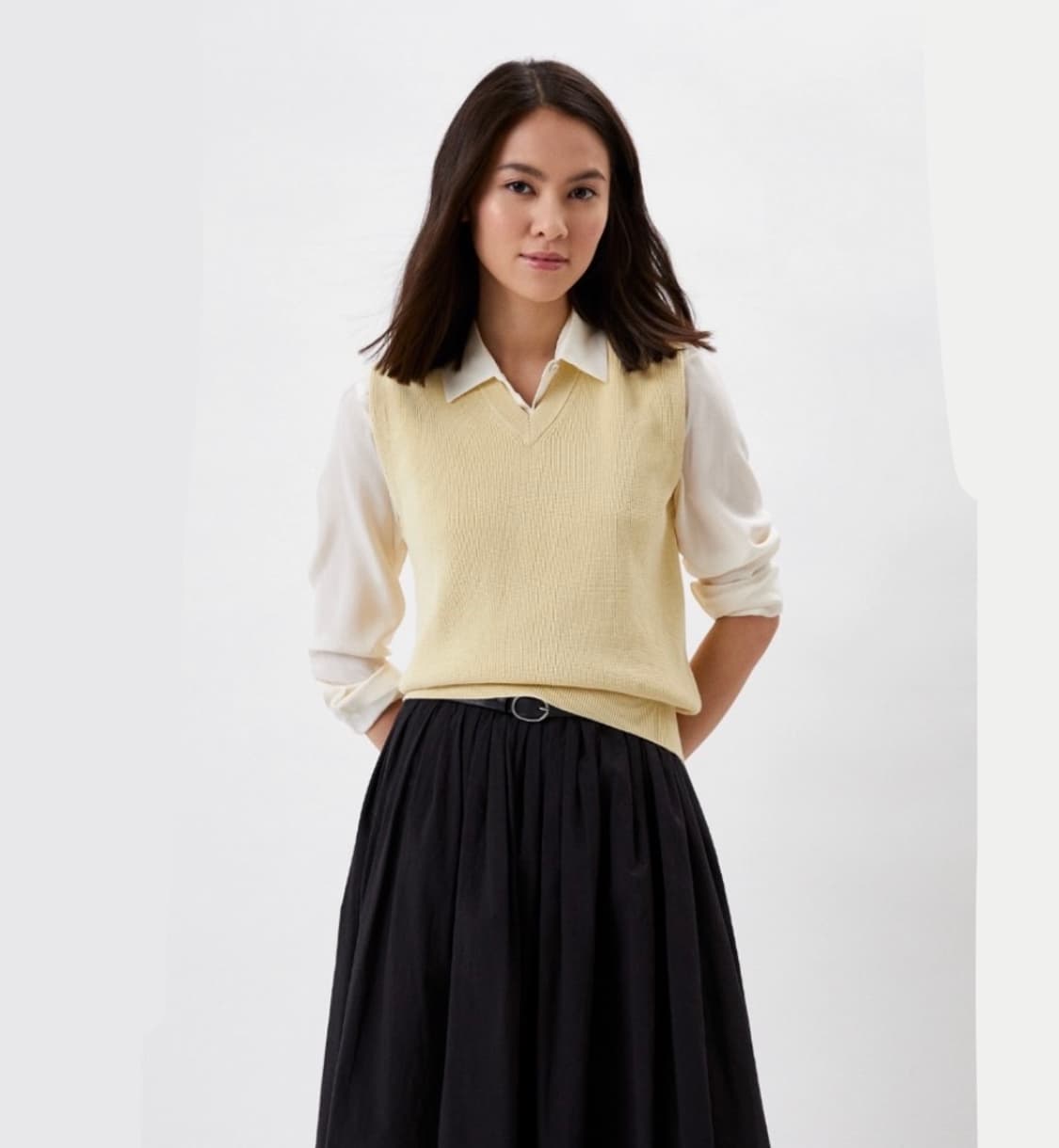 S) 유니클로 x 르메르 니트 베스트 조끼 유니클로U 조끼 상품이미지1