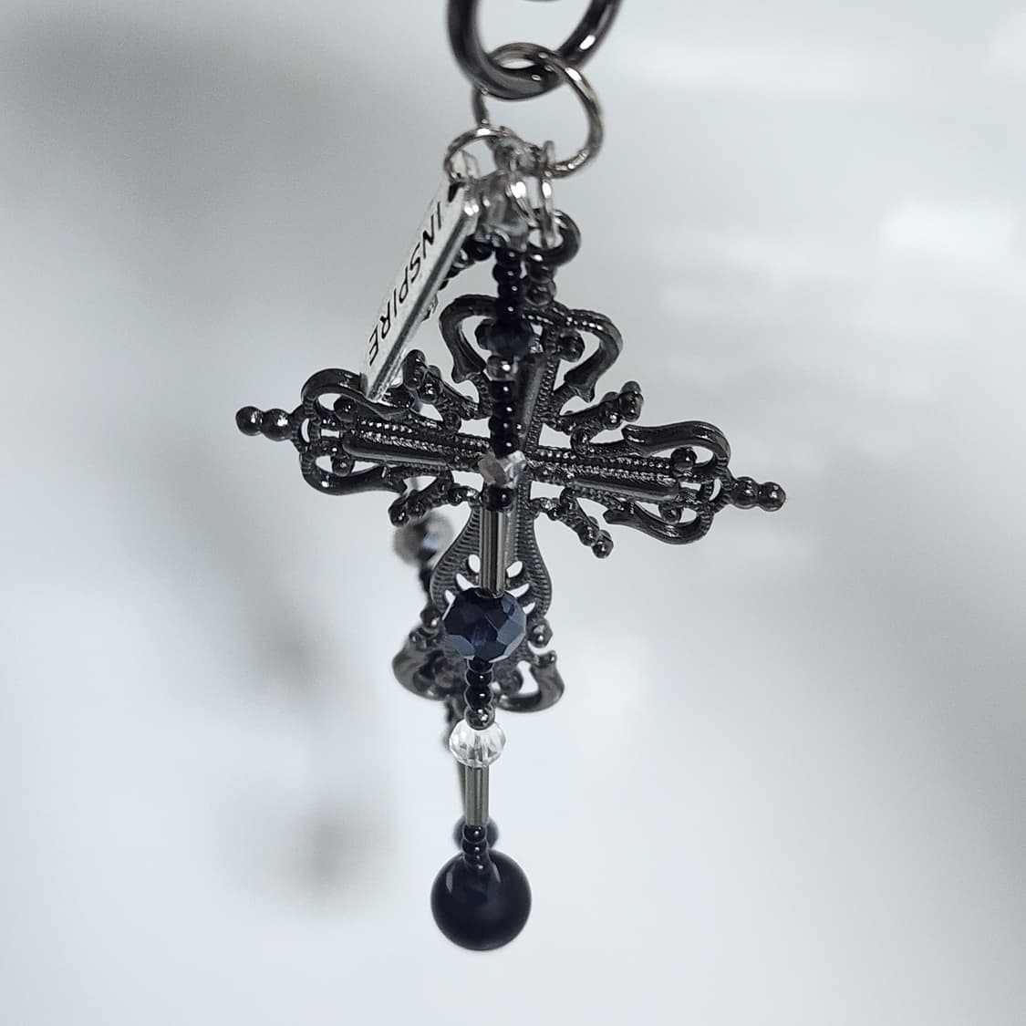 블랙 십자가 키링 상품이미지2