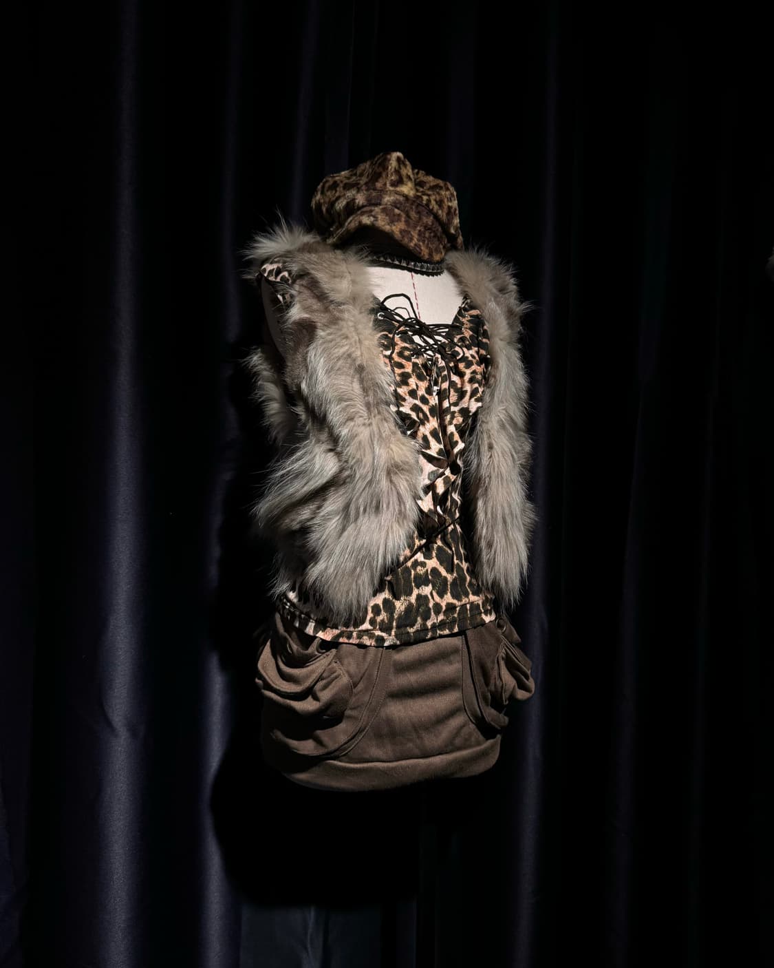 폭스 퍼 베스트 상품이미지2