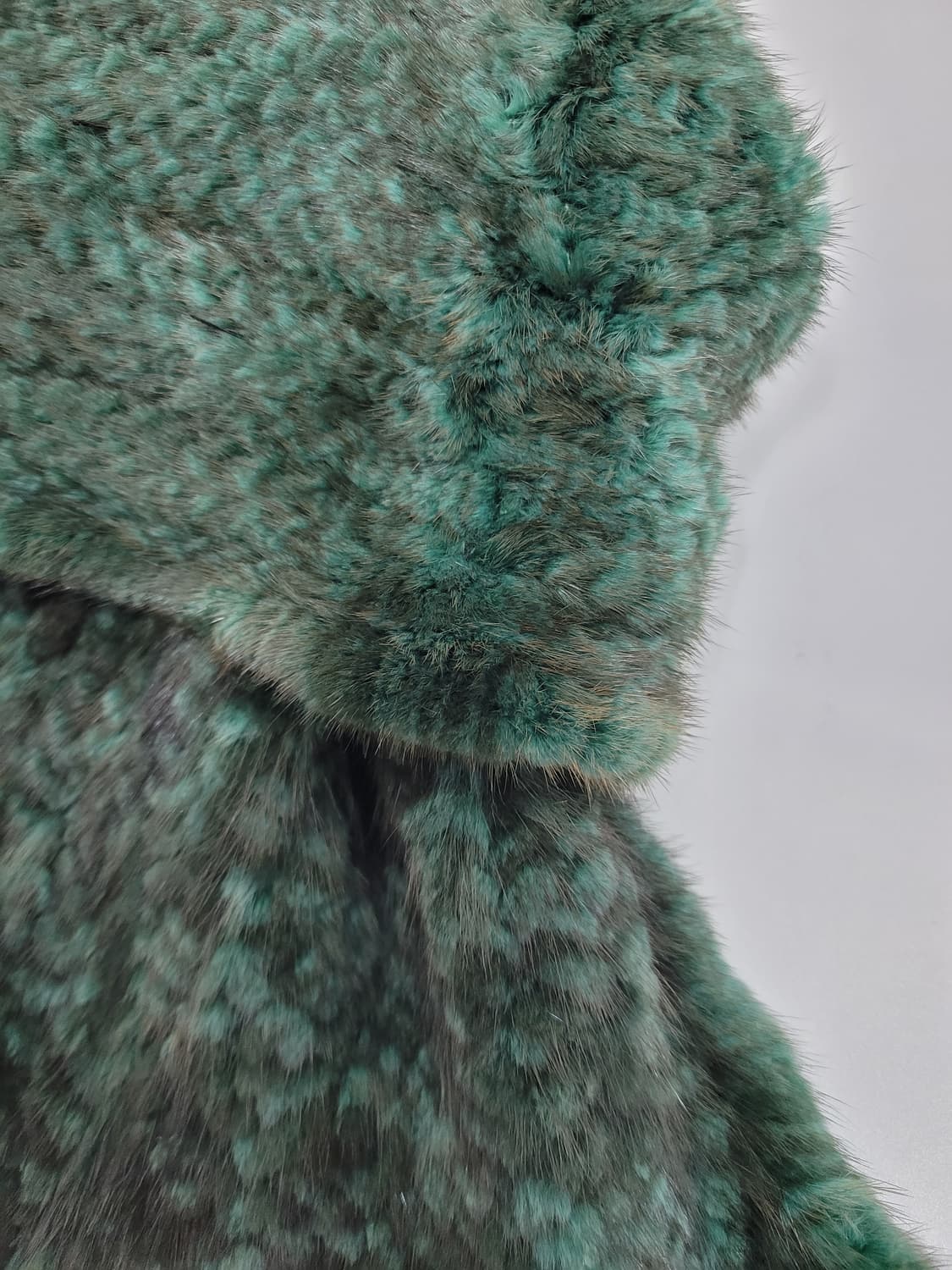 천연 밍크 머플러 / 총장 173 블랙+그린
 상품이미지5