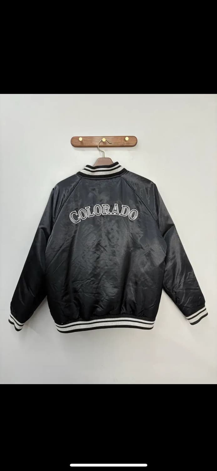 MLB 콜로라도 로커스 블랙 바시티 자켓 H1628 상품이미지6