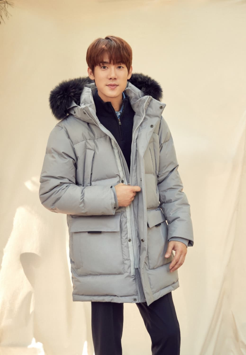 에디바우어 21WINTER 아틱 프리미어 라쿤 구스다운 패딩 (XL) 상품이미지9