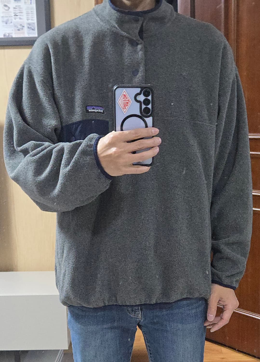 (착샷) 파타고니아 신칠라 니켈 그레이  상품이미지10