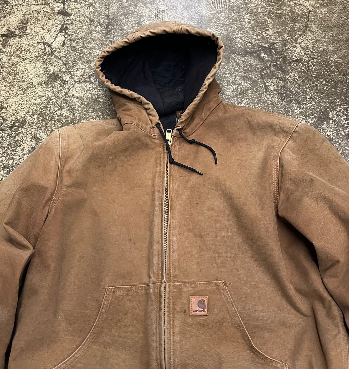 10s 칼하트 덕액티브 자켓 j130 brn 상품이미지4